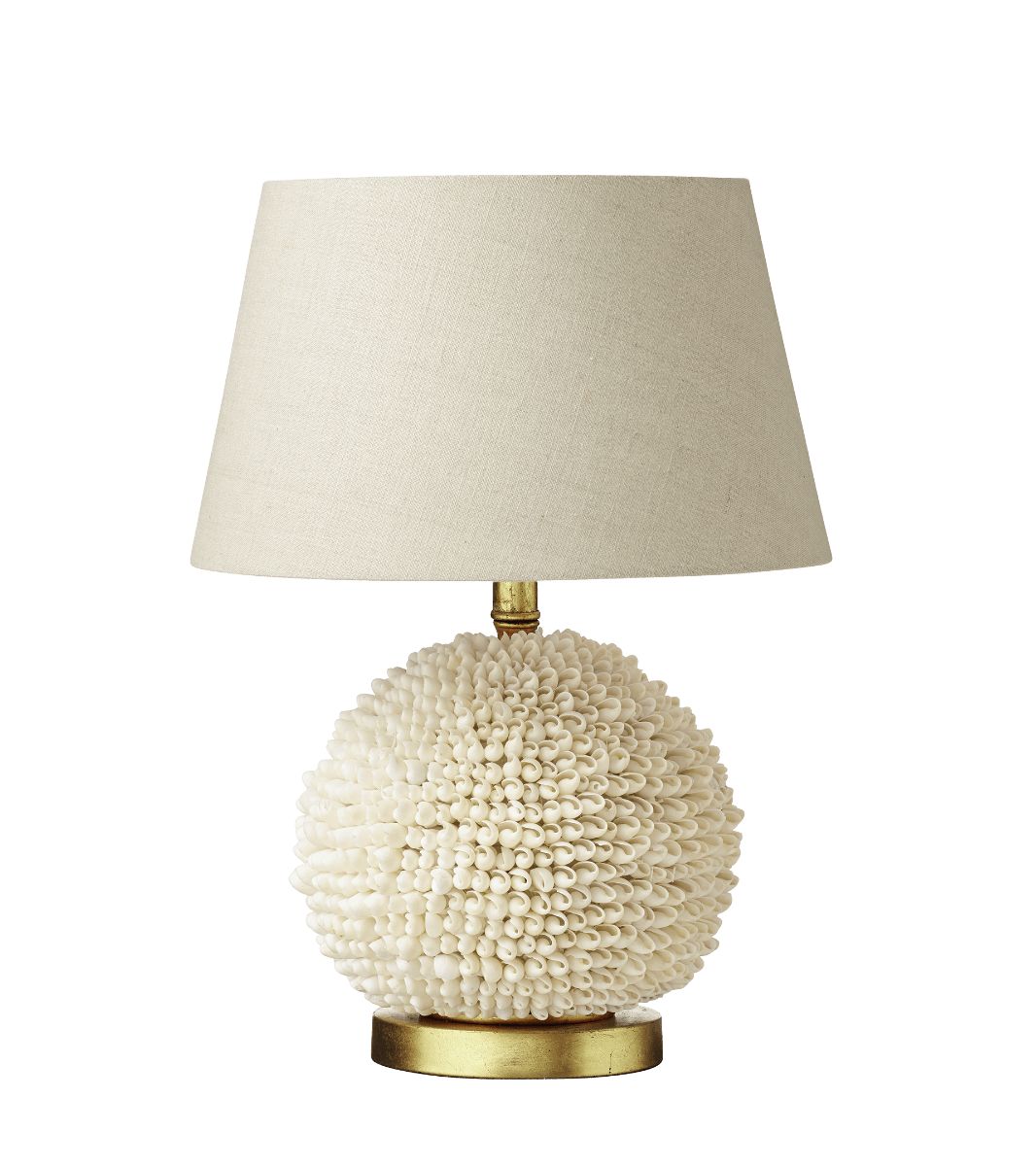 Cowrie Table Lamp - Shell White | OKA US