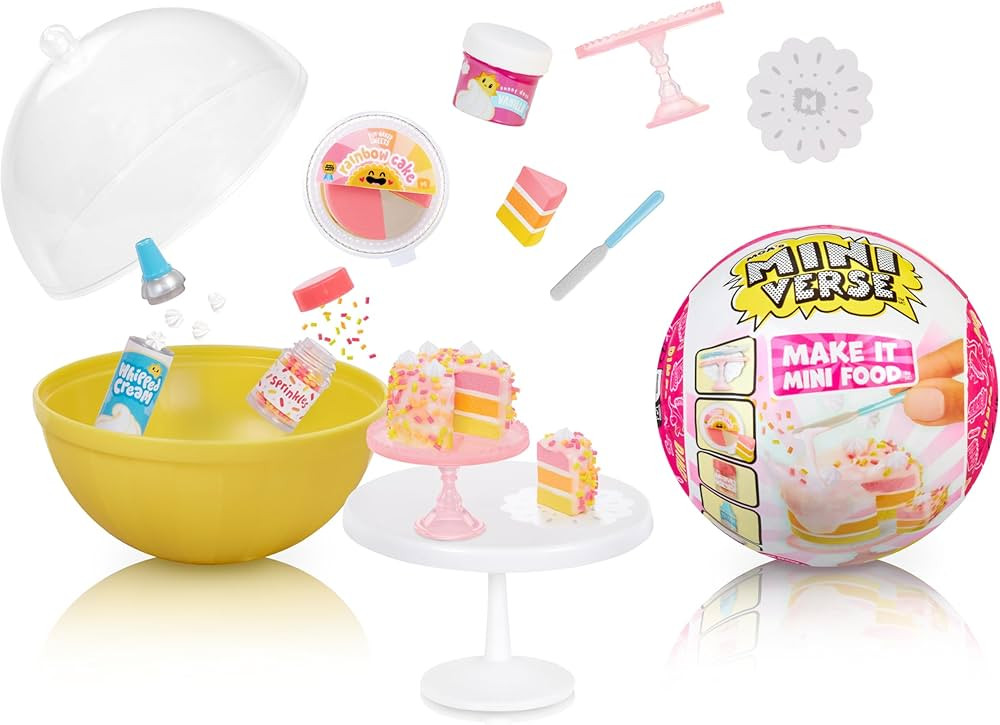 Make It Mini Food Diner Series 3 Mini Collectibles - MGA's Miniverse, Blind Packaging, DIY, Resin... | Amazon (US)