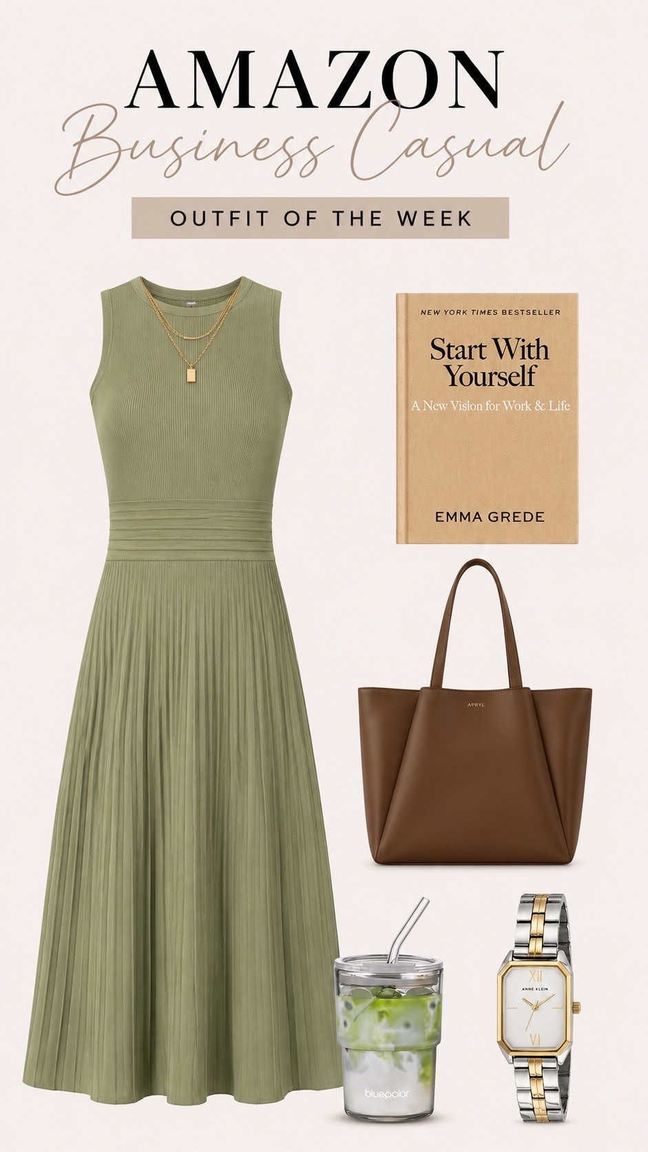 Obsessed with this midi dress for summer at the office! It’s such a good summer work dress! 

I have this in multiple colors and wear it on repeat 🫶🏻 

All from Amazon!

#LTKootd #LTKWorkwear