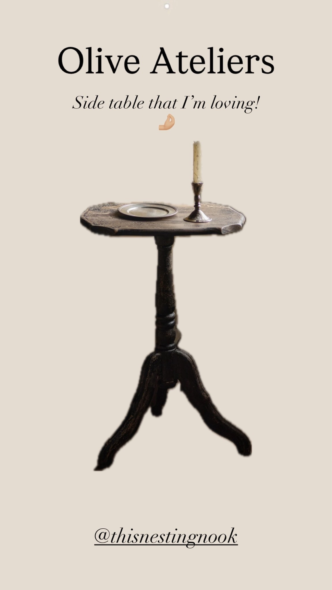 Gorgeous side table!🤌🏼


#LTKHome #LTKU #LTKSaleAlert