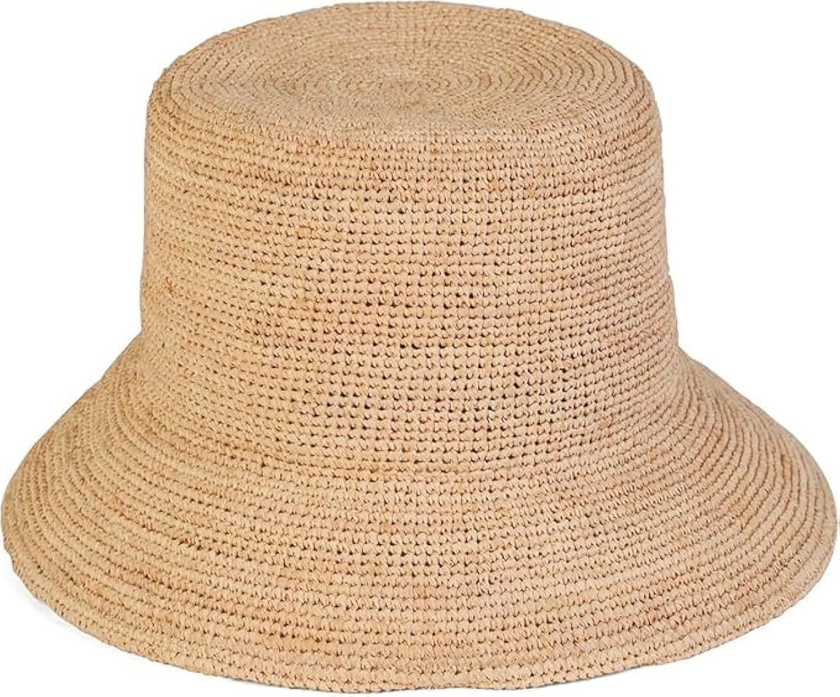 Lack of Color The Inca Bucket – Natural Raffia Straw Bucket Hat, Hand-Crocheted Sun Hat | Amazon (US)