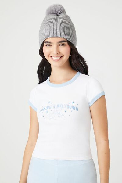 Meltdown Graphic Ringer Baby Tee | Forever 21 | Forever 21 (US)