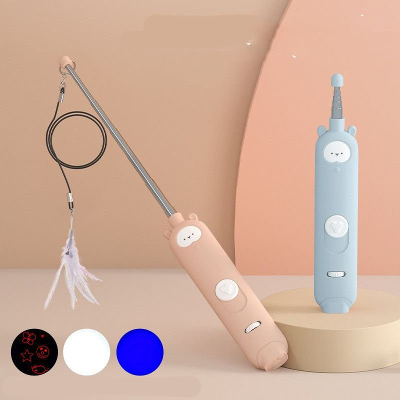EYS Cat Teaser Wand with Laser, Flash & UV Lights Cat Toy | Chewy.com