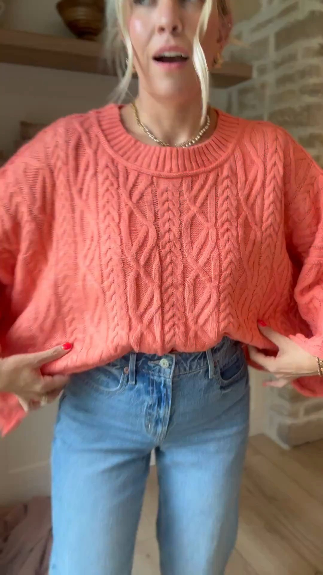 They brought back this cable knit sweater just in time for fall!

#LTKootd #LTKmomlife #LTKgrwm