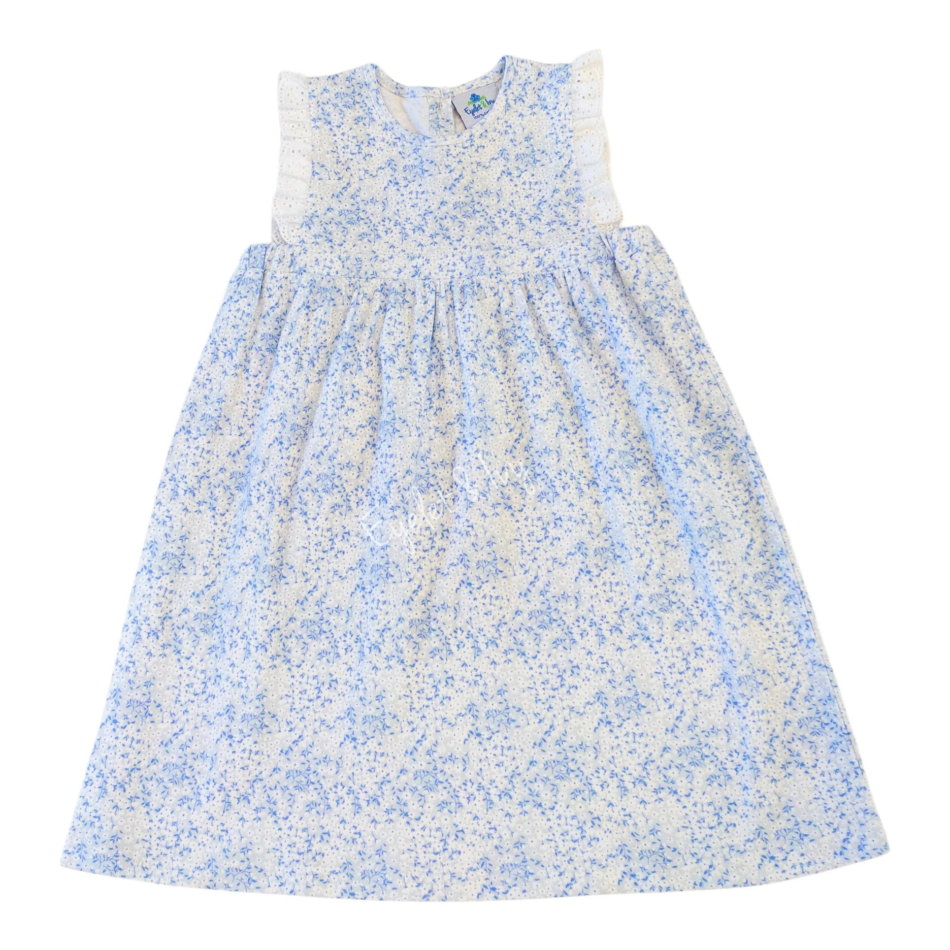 Virgina Dress in Blue Fields | Eyelet & Ivy
