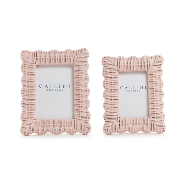 Isle Scallop Photo Frame - Blush | Cailini Coastal