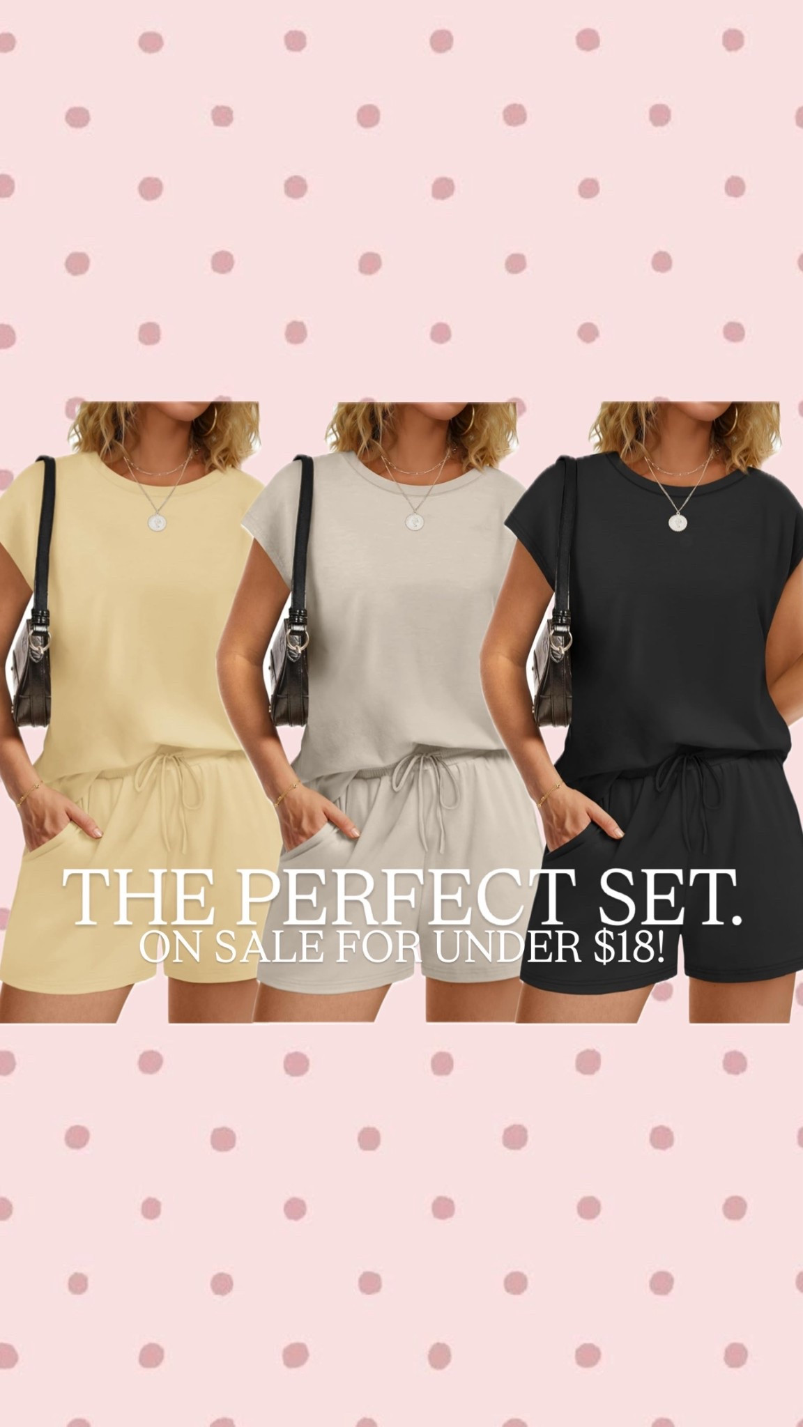 Hello-no brainer. $17 set you can wear anywhere! 

#LTKmomlife #LTKSaleAlert #LTKgrwm