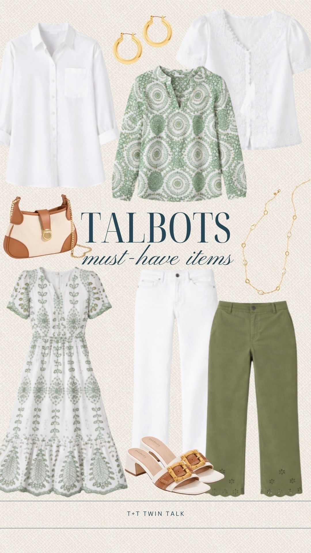These are our must-have items from Talbots! These green pieces are perfect for spring and pair great together! These are pieces you will reach for all season long!

#LTKOver40 #LTKMidsize #LTKSeasonal