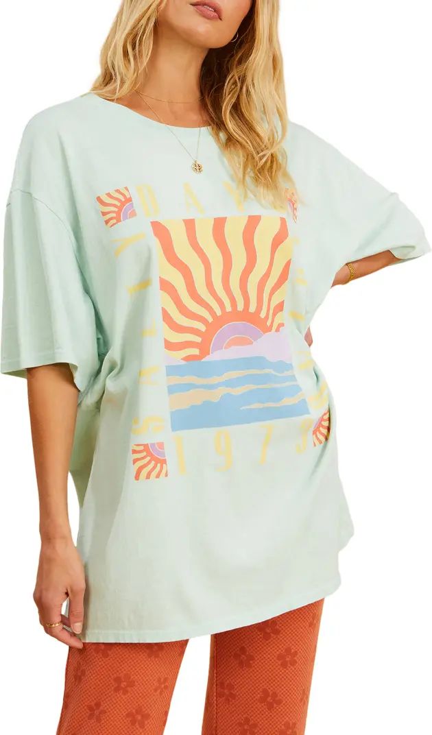 Billabong x The Salty Blonde Easy Shores Oversize Graphic Tee | Nordstrom | Nordstrom