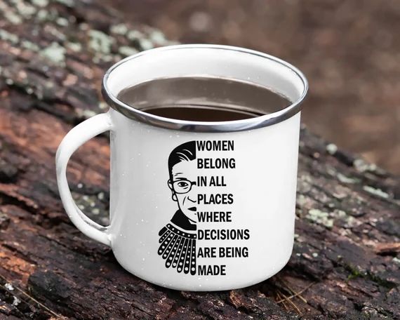 Ruth Bader Ginsburg Mug RBG Gift Women Belong In All Places | Etsy | Etsy (US)