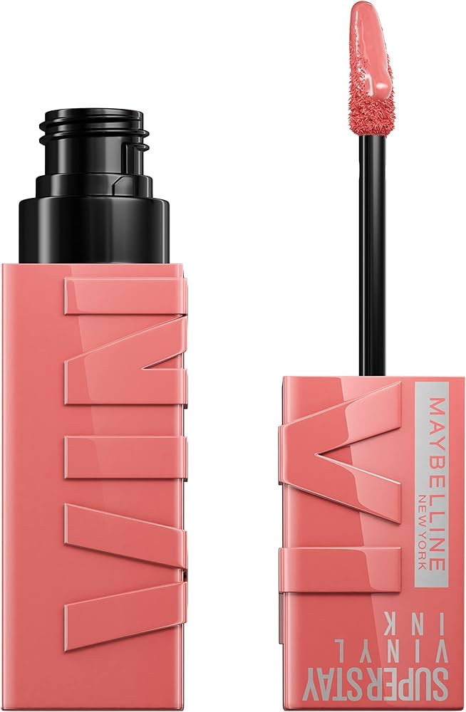 Maybelline Super Stay Vinyl Ink Longwear No-Budge Liquid Lipcolor Makeup, Highly Pigmented Color ... | Amazon (US)