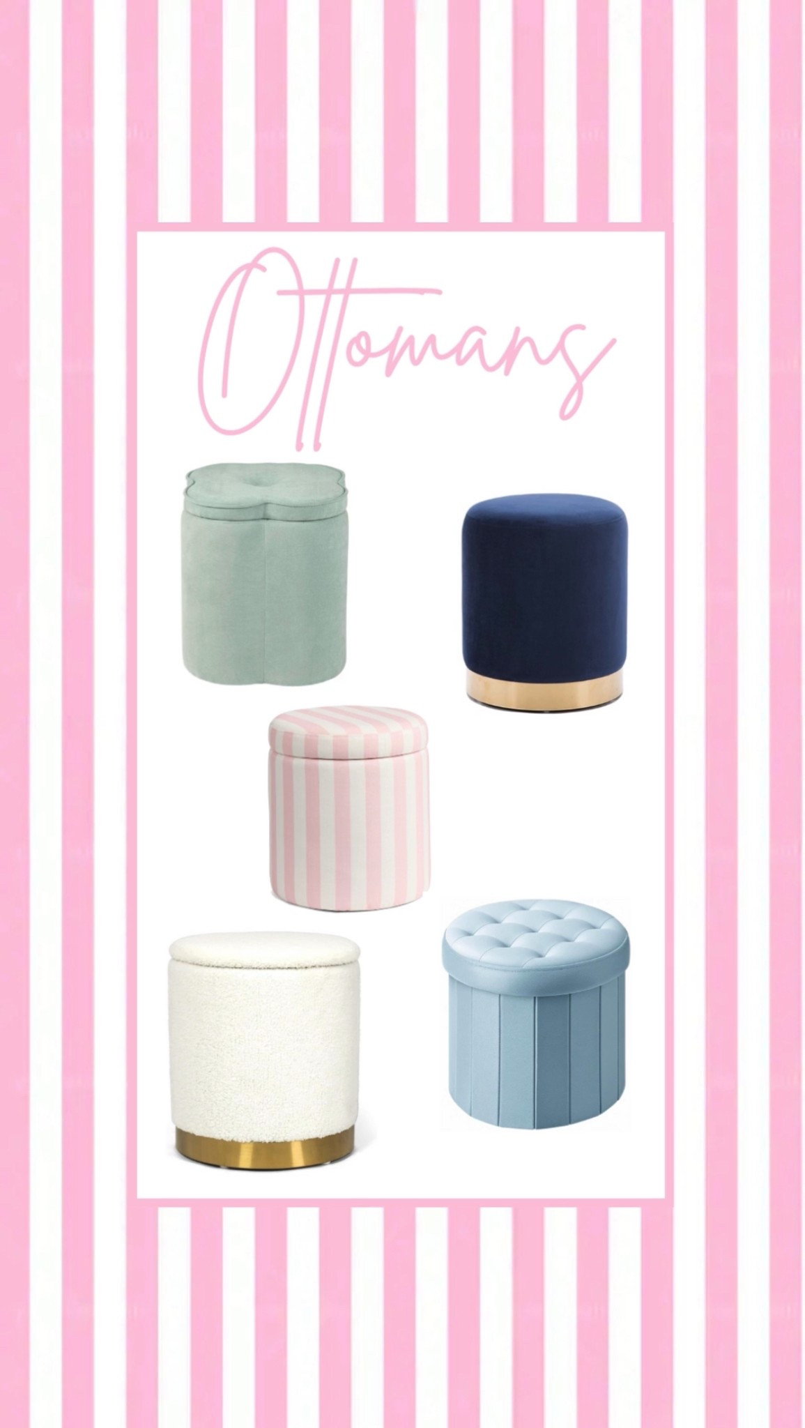 dorm ottoman inspo!! 

#LTKFindsUnder100 #LTKSaleAlert #LTKHome