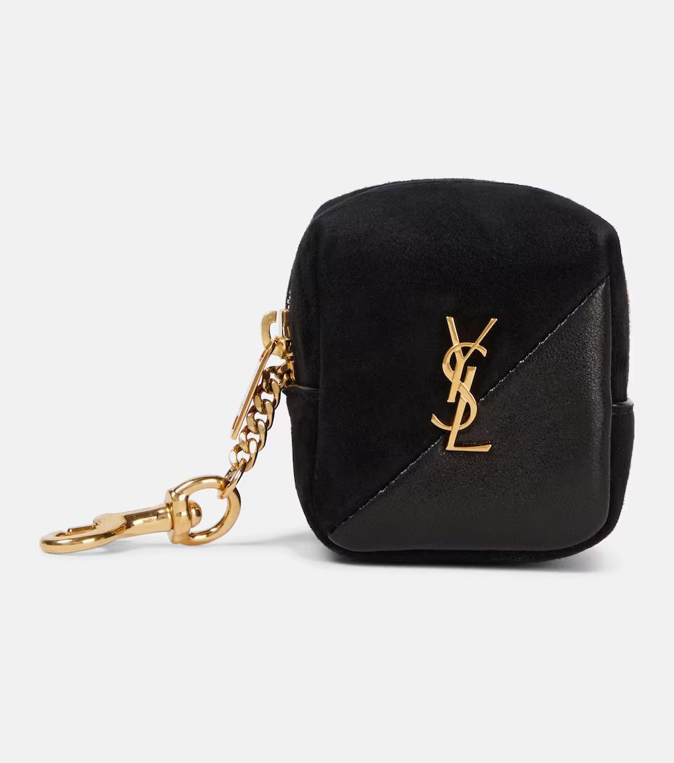 Jamie Cube leather and suede bag charm | Mytheresa (US/CA)