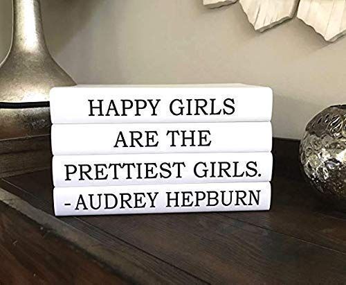 Audrey Hepburn Decorative Quote Books, Set of 4 Books, Decor for Coffee Table and Bookshelf | Amazon (US)