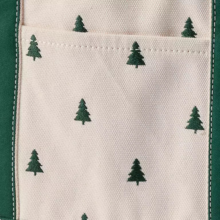 Medium Embroidered 5 Pocket Open Top Canvas Tote Bag | Lands' End (US)