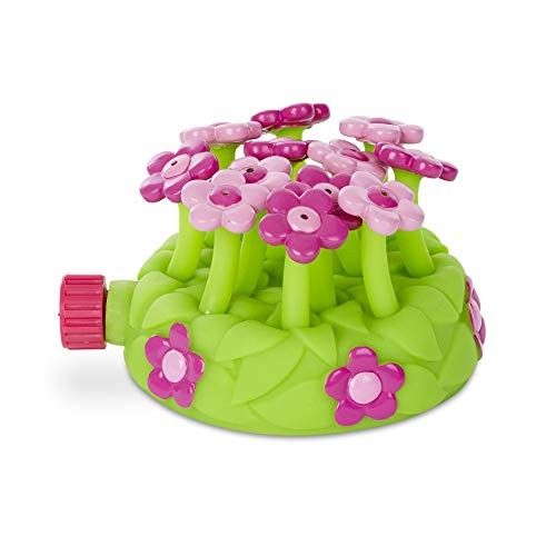 Melissa & Doug Sunny Patch Pretty Petals Flower Sprinkler Toy With Hose Attachment | Amazon (US)