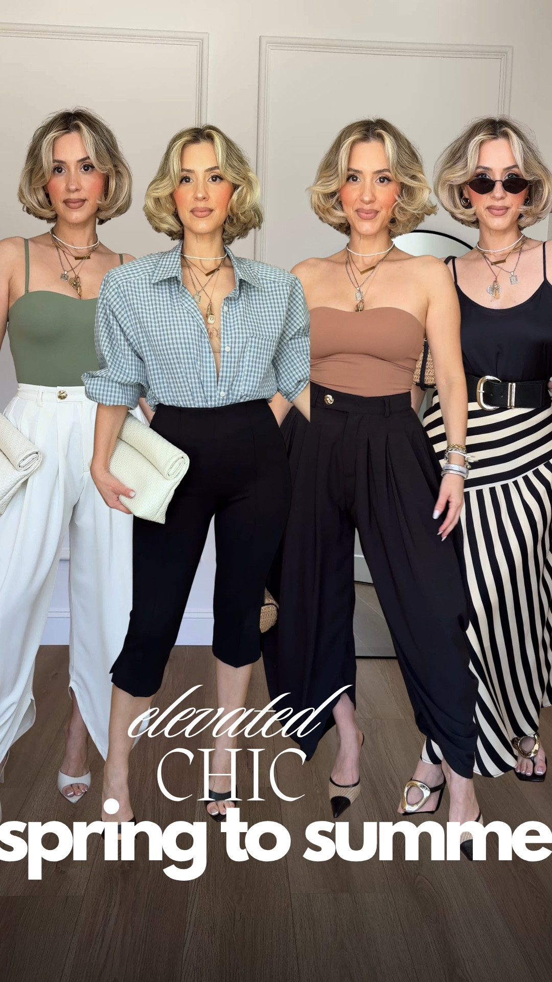 Chic spring to summer outfits 🤗✨

I’m wearing small in everything! Let me know if I’m missing anything loves 🌸

#LTKootd #LTKU #LTKgrwm