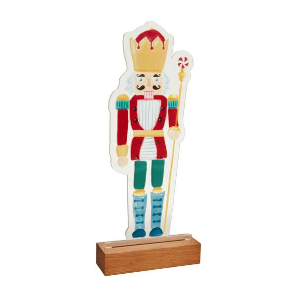 Large Light-Up Acrylic Nutcracker | Mud Pie