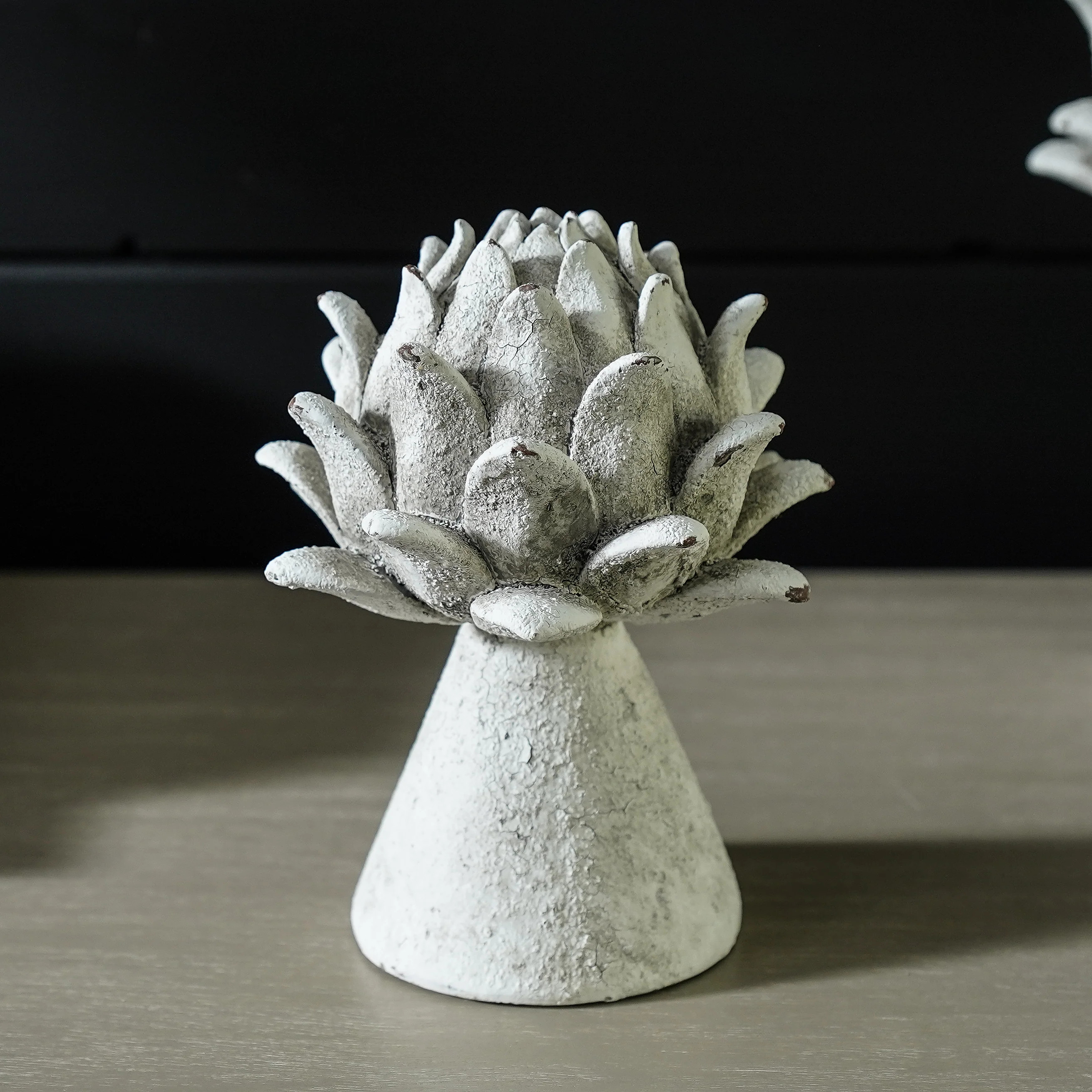 Faux Stone Artichoke Finials | MJHome
