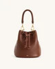 Yulia Padded Bucket Bag - Brown | JW PEI US