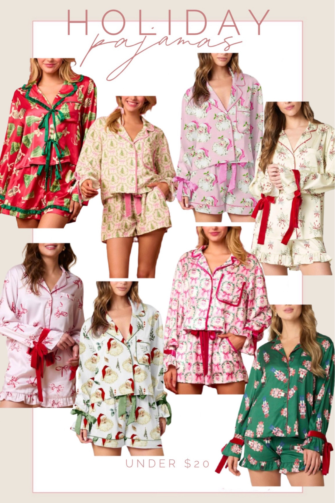 Holiday Christmas pajama sets under $20!


#LTKSeasonal #LTKFindsUnder50 #LTKHoliday