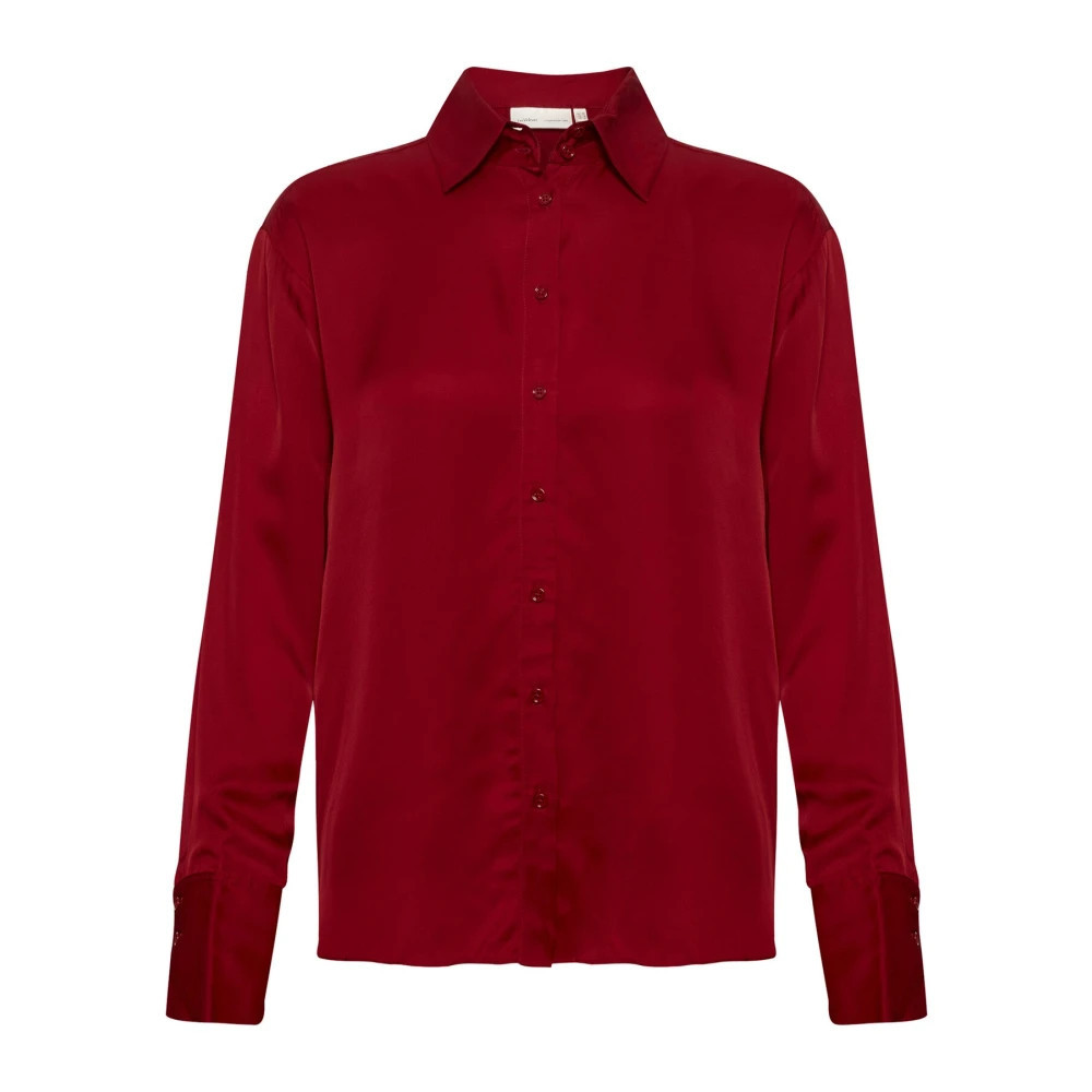 Rode Shirt voor Vrouwen - Dames - Overhemden - Rood - XS - Overhemden | Miinto Belgium