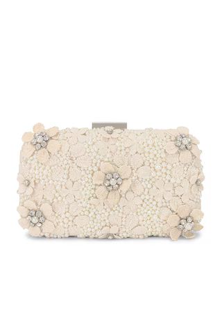 Beth Encrusted Pod Style Clutch in Ivory | Revolve Clothing (Global)