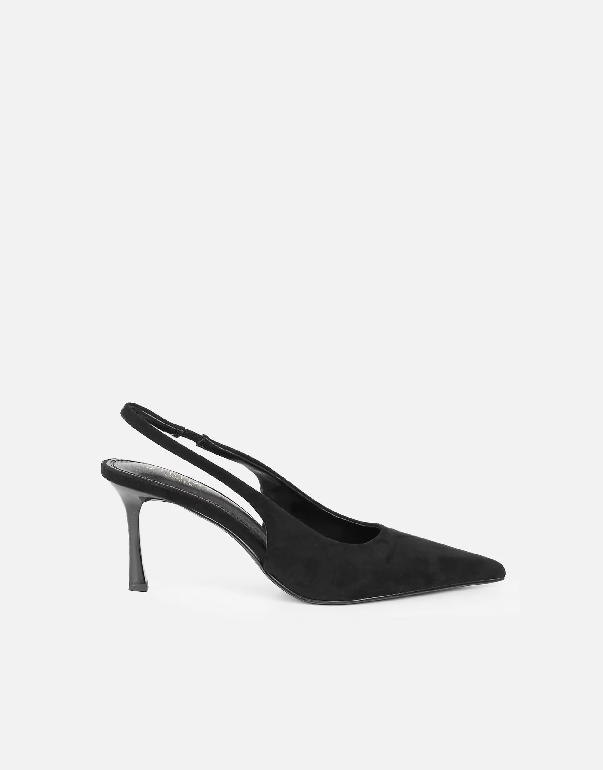 SIMMI Shoes Liorra sling back court shoes in black faux suede | ASOS | ASOS (Global)