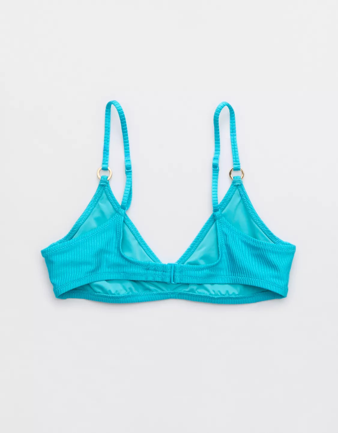 Aerie Beach Babe Shine Rib Voop Bikini Top | Aerie