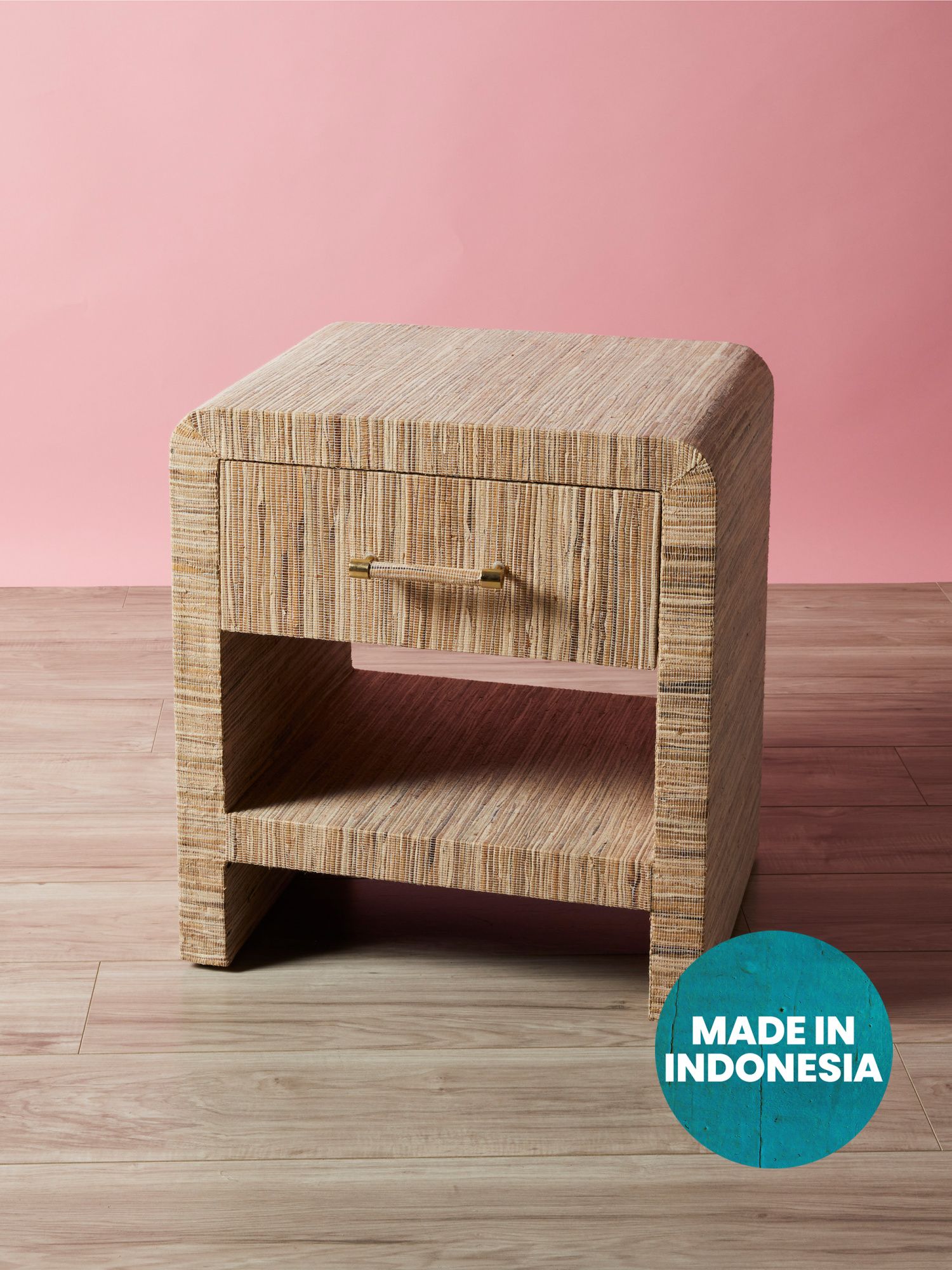 21x24 Woven 1 Drawer Side Table | HomeGoods