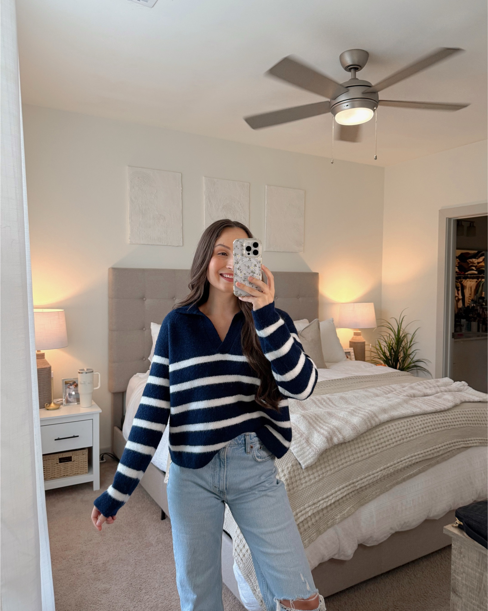 sweater haul under $50!
Navy with white stripes - XS,
white with stripes - S (sized up),
brown sweater - XS,
white chunky stripes - XS,
green - XS

#LTKPetite #LTKSeasonal #LTKFindsUnder50