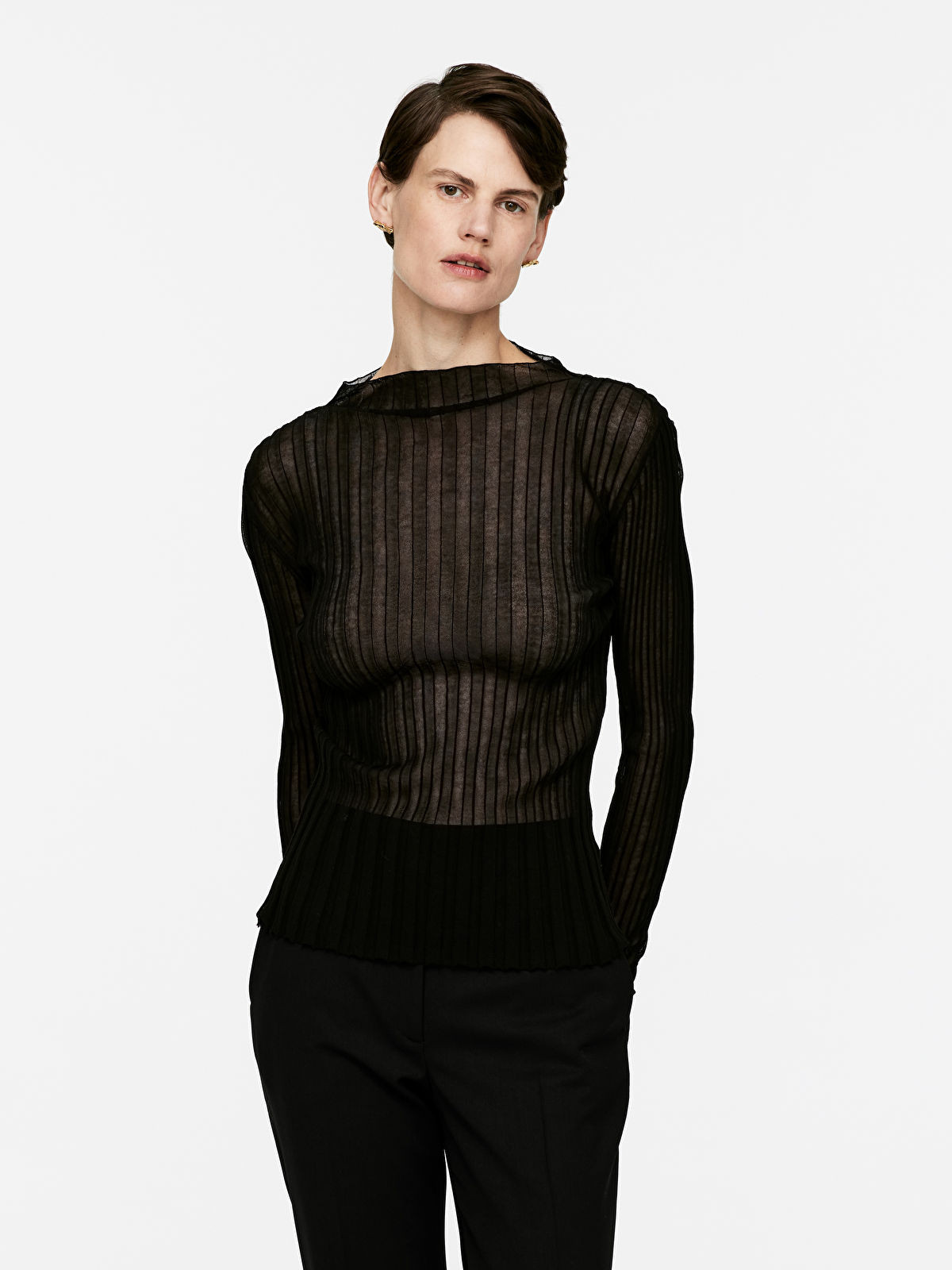 Sheer Rib Top | Arket UK
