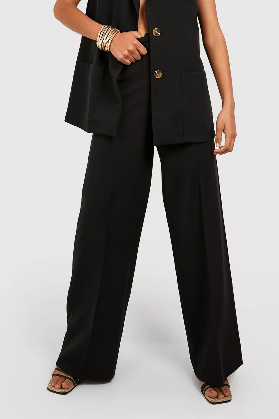 Pantalon de tailleur large | Boohoo.com (FR)
