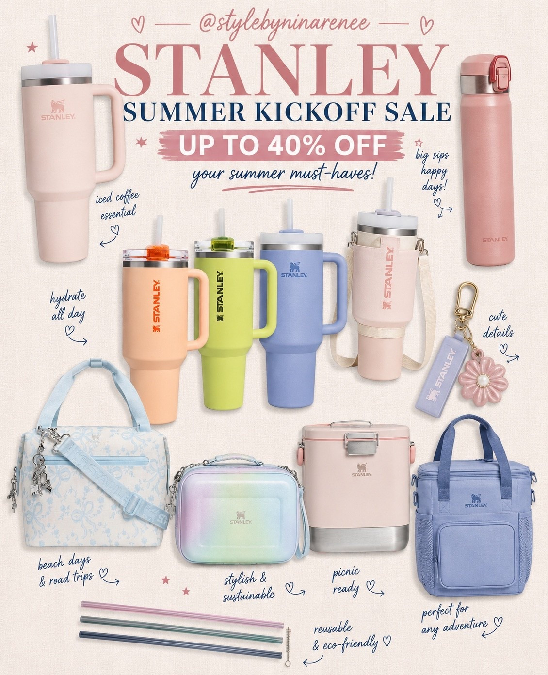 Stanley has some incredible sales going on for their summer kickoff sale! And they have so many great pieces on sale!

#LTKSaleAlert #LTKmorningroutine #LTKfitnessgoals