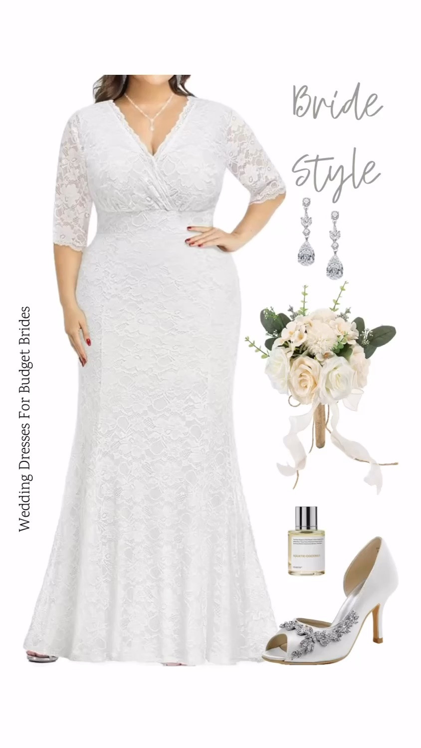 Affordable wedding day outfit for the curvy bride. All on Amazon. 

#brideonabudget #destinationwedding  
#affordablebridal #backyardweddings #founditonamazonfashion #engagementphotoshootdress #engagementpartydress #rehearsaldinnerdress #receptiondress #engagementphotos

#LTKWedding #LTKPlusSize #LTKSeasonal