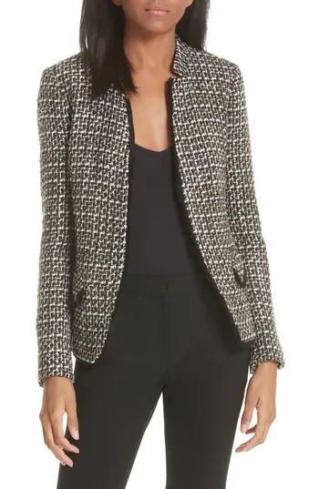 Women's Helene Berman Notch Collar Tweed Jacket | Nordstrom