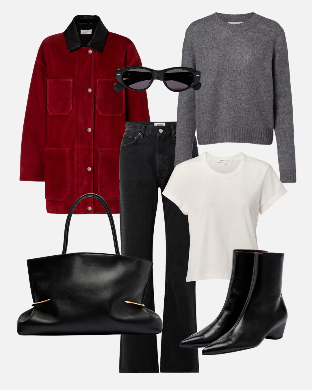 OUTFIT IDEA: How to style a red barn jacket 

 