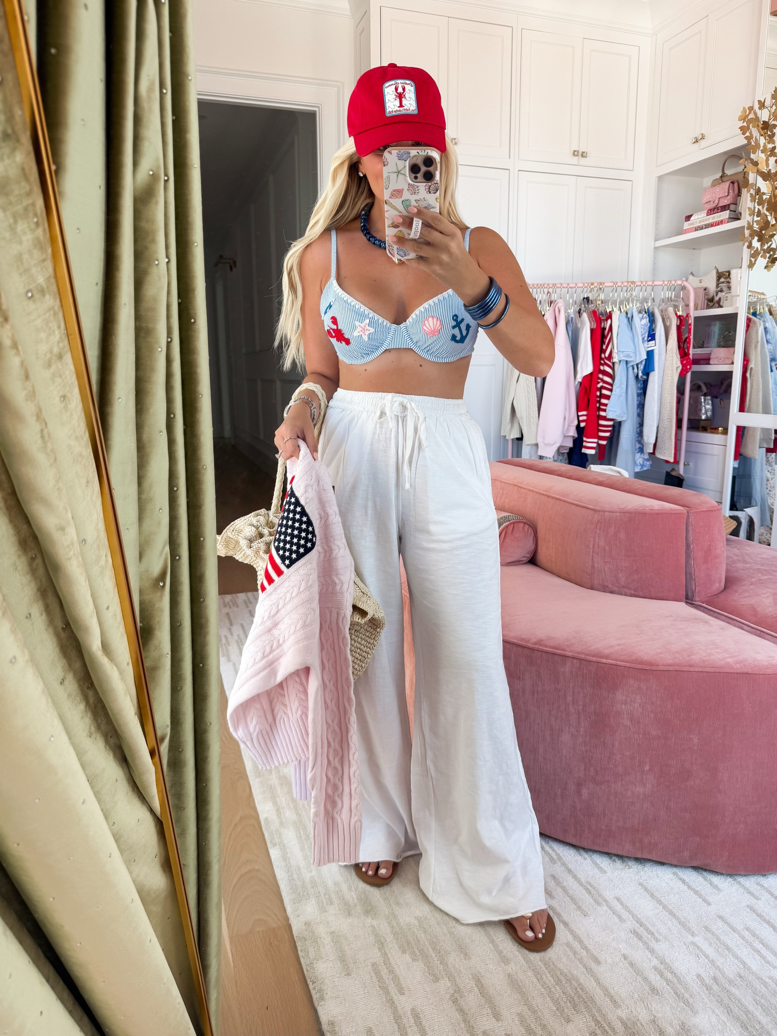 Wearing size Medium swim - pants are old Aerie. 

 #LTKootd #LTKSwim #LTKTravel