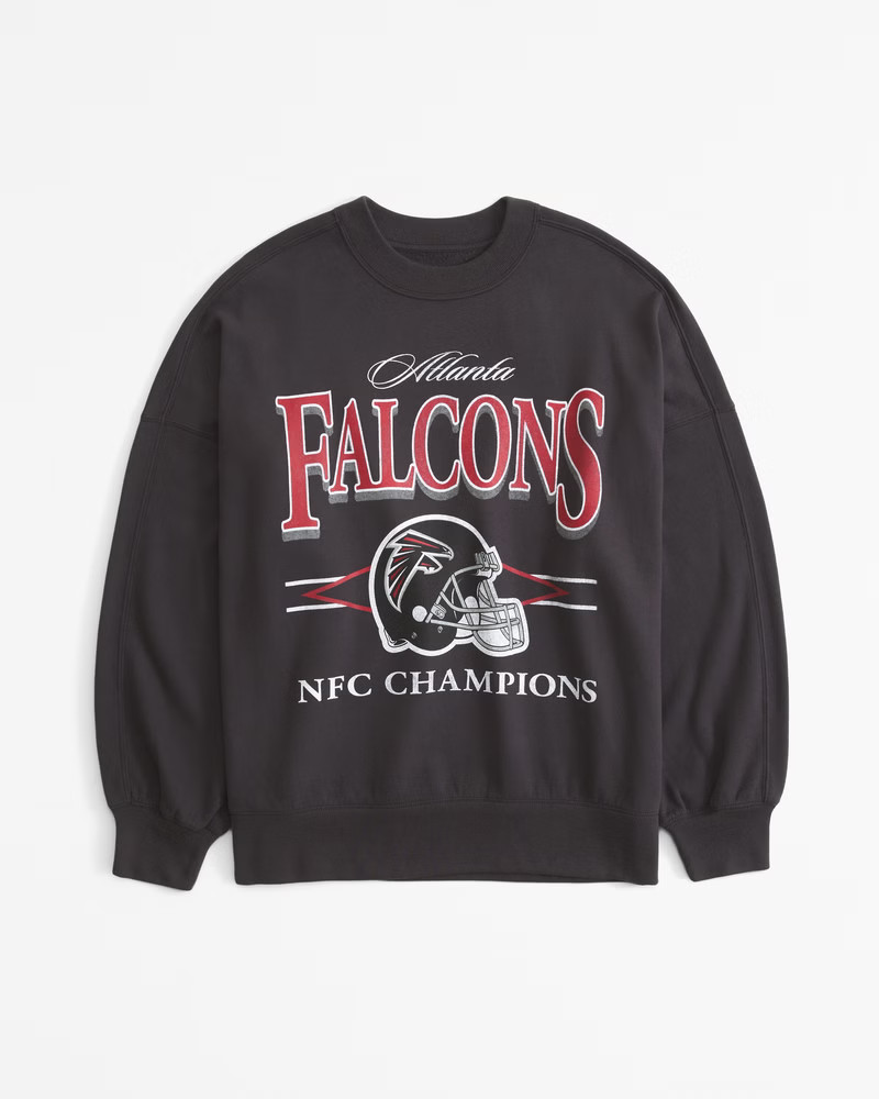 Atlanta Falcons Graphic Oversized Sunday Crew | Abercrombie & Fitch (US)