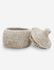 White Wishing Basket | Lulu and Georgia 