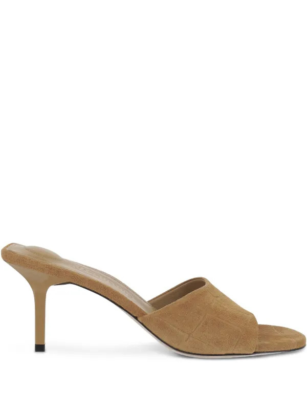 Jacquemus Suede Mules | Brown | FARFETCH AE | Farfetch Global