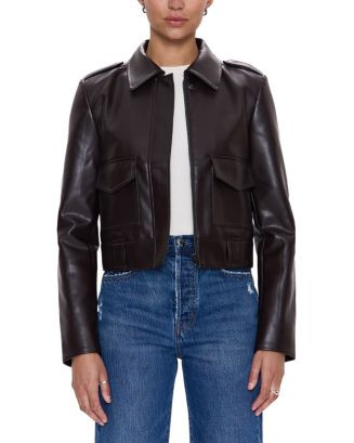 Bex Shrunken Faux Leather Jacket | Bloomingdale's (US)