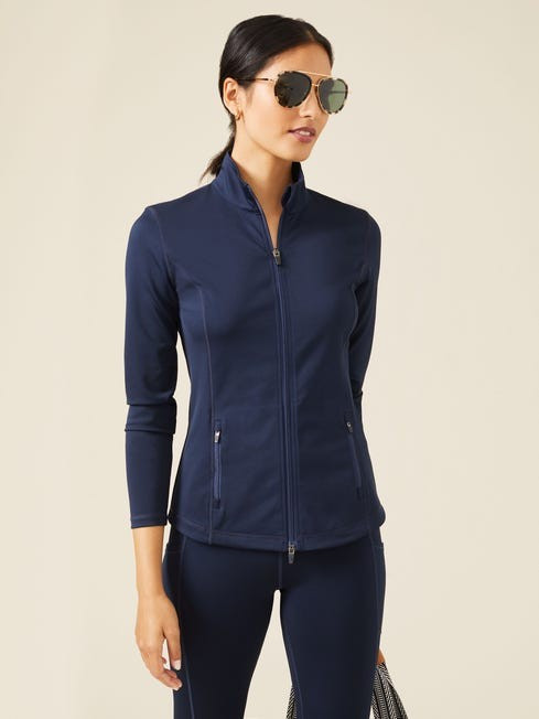 Billie Jacket in Ocean Ribbon | J.McLaughlin