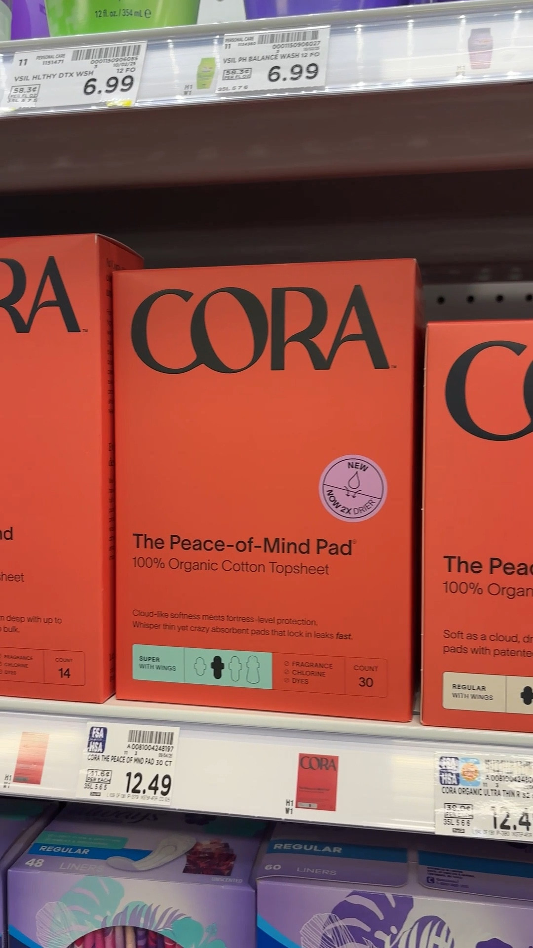 Cora pads are my personal favorite. The company gives back, and values clean products. 