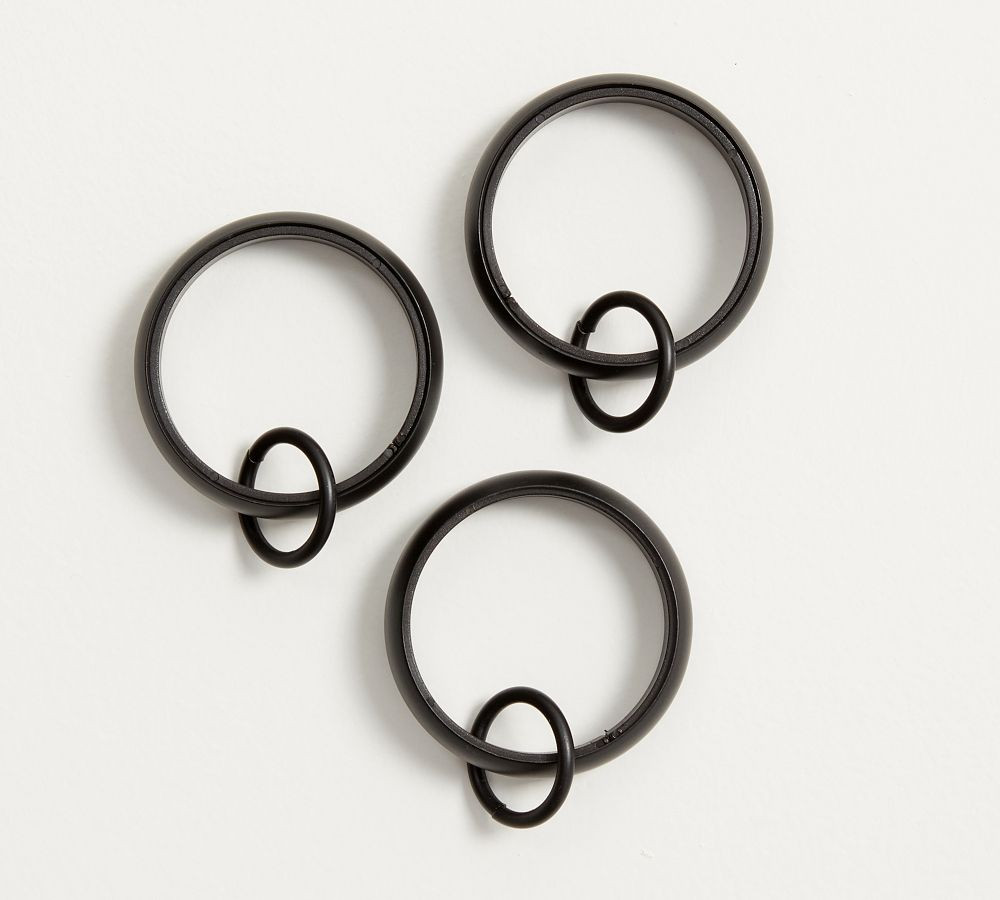 Quiet-Glide Curtain Round Rings | Pottery Barn (US)