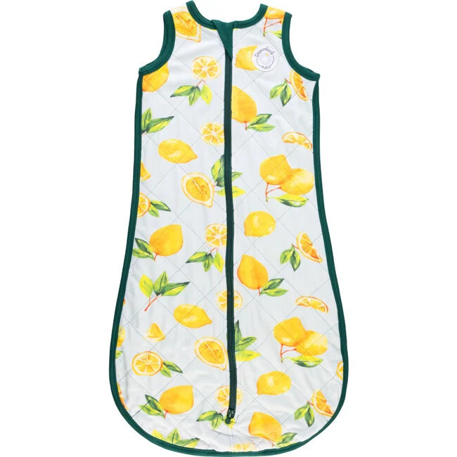 Sleepbags | Bamboo Sleep Bag, Lemon Boy (Yellow, Size 6-12M) Dreamland Baby | Maisonette | Maisonette