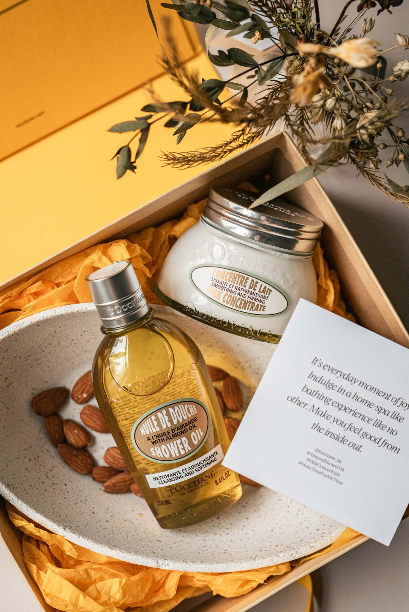 L’Occitane’s iconic Almond Shower Oil and Almond Milk Concentrate are now available in eco-refills! What better way to wind down for bed than a sensorial escape in the confines of your own bathroom, enveloped in the refreshing scent of sweet almonds?

#LTKgiftguide #LTKbeauty