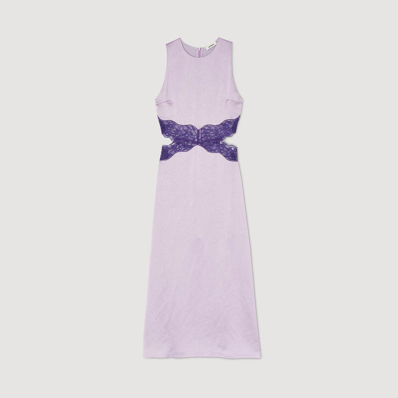 Satin-effect dress | Sandro US | Sandro-Paris US