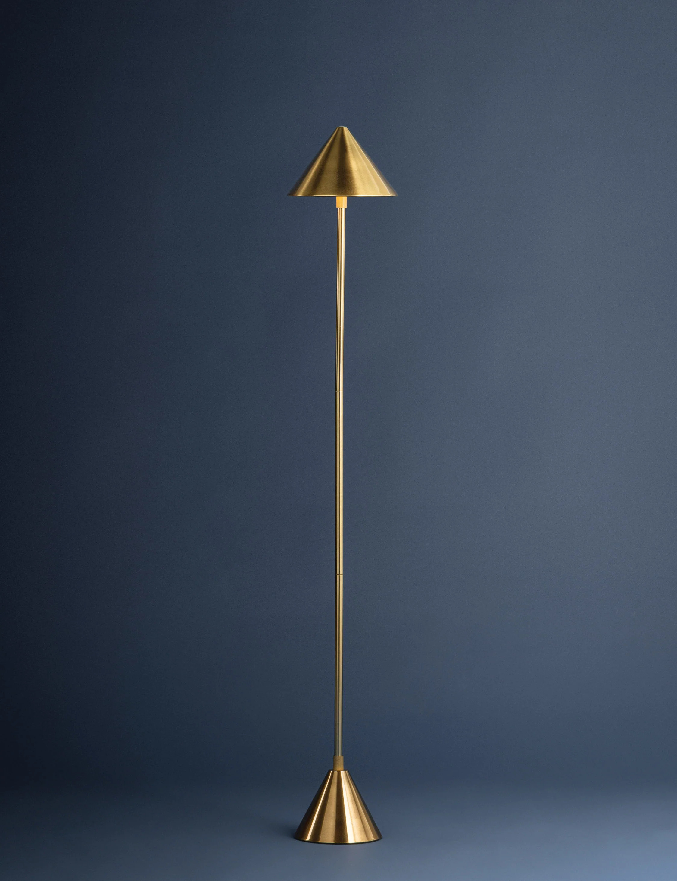 Brasseur Cordless Floor Lamp, Antique Brass | Lulu and Georgia 