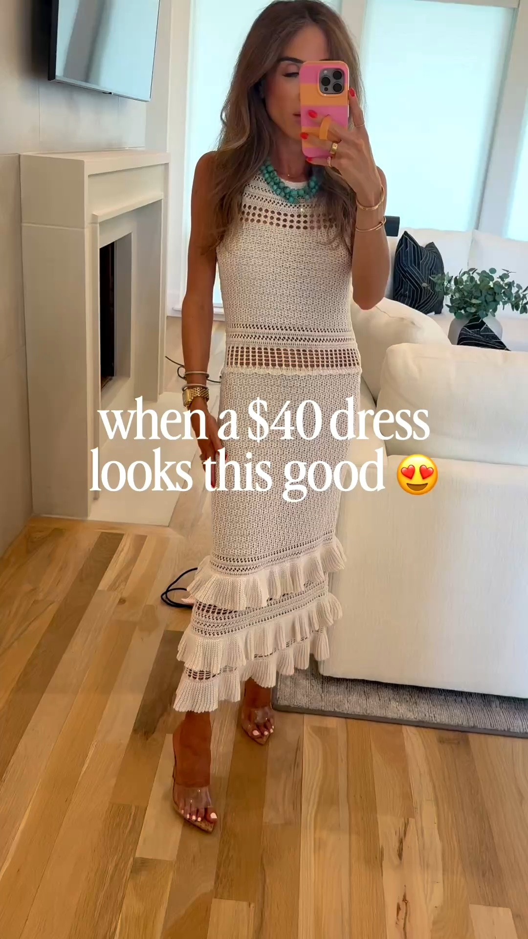 How cute is this ruffle midi dress that fits petites!! Great for all ages even my mom’s sage. Wearing size xs and only $40

#LTKPetite #LTKSeasonal #LTKOver40